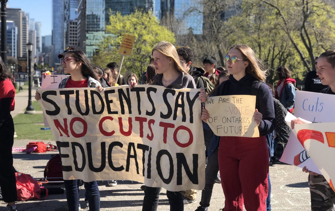 Ford, Do Not Expect Complacency –                            We the students fight back against cuts to education